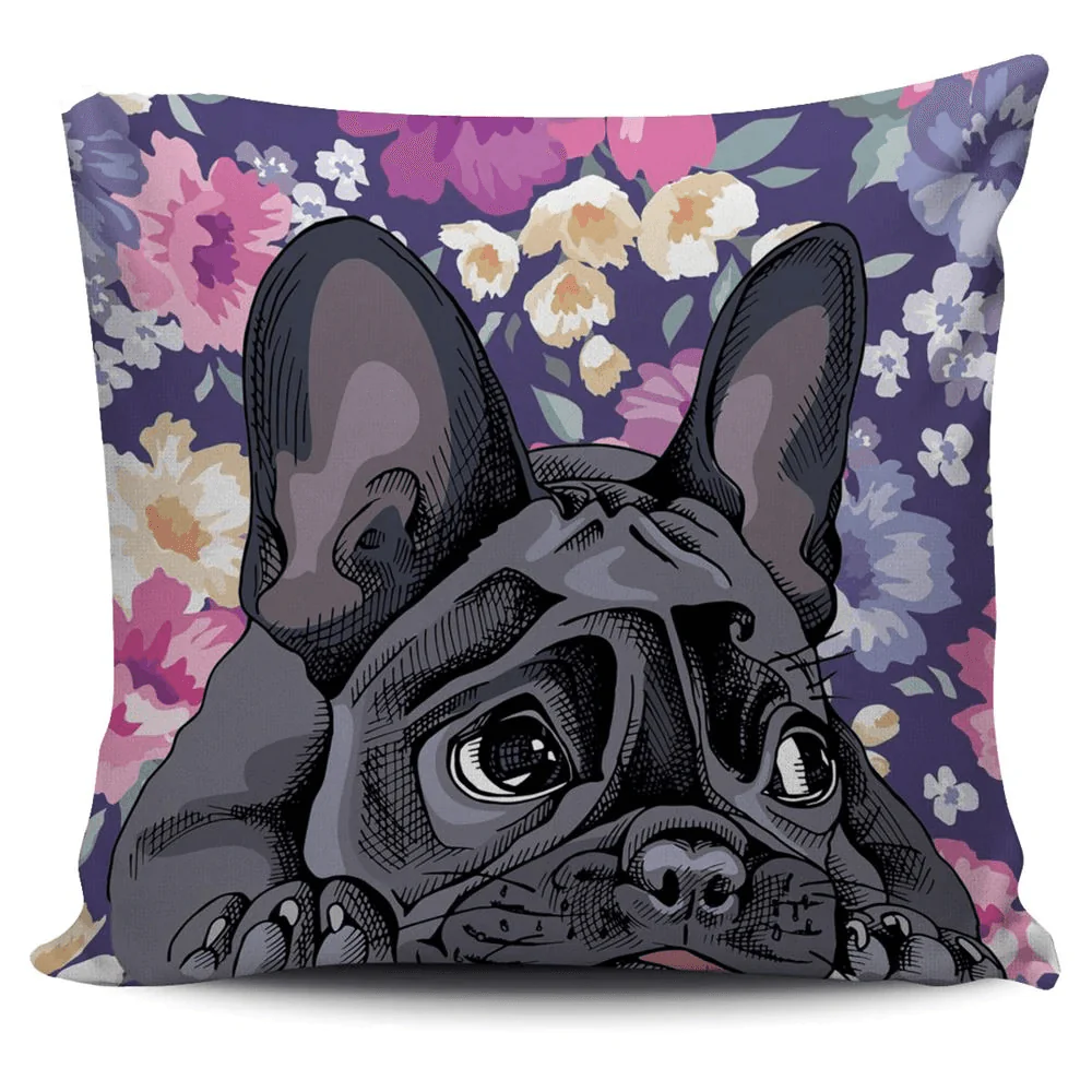 French Bulldog Cutie Throw Pillow, Dog Throw Pillows - Perfect Gift For Mother's Day, Father's Day, French Bulldog Lover, Dog Mom, Dog Dad