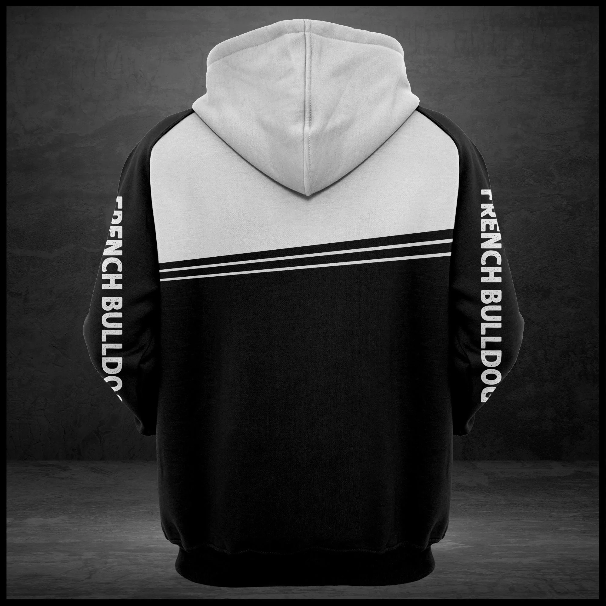 French Bulldog & Moon Lover Pullover Premium Hoodie, Perfect Outfit For Men And Women On Christmas New Year Autumn Winter - Image 4
