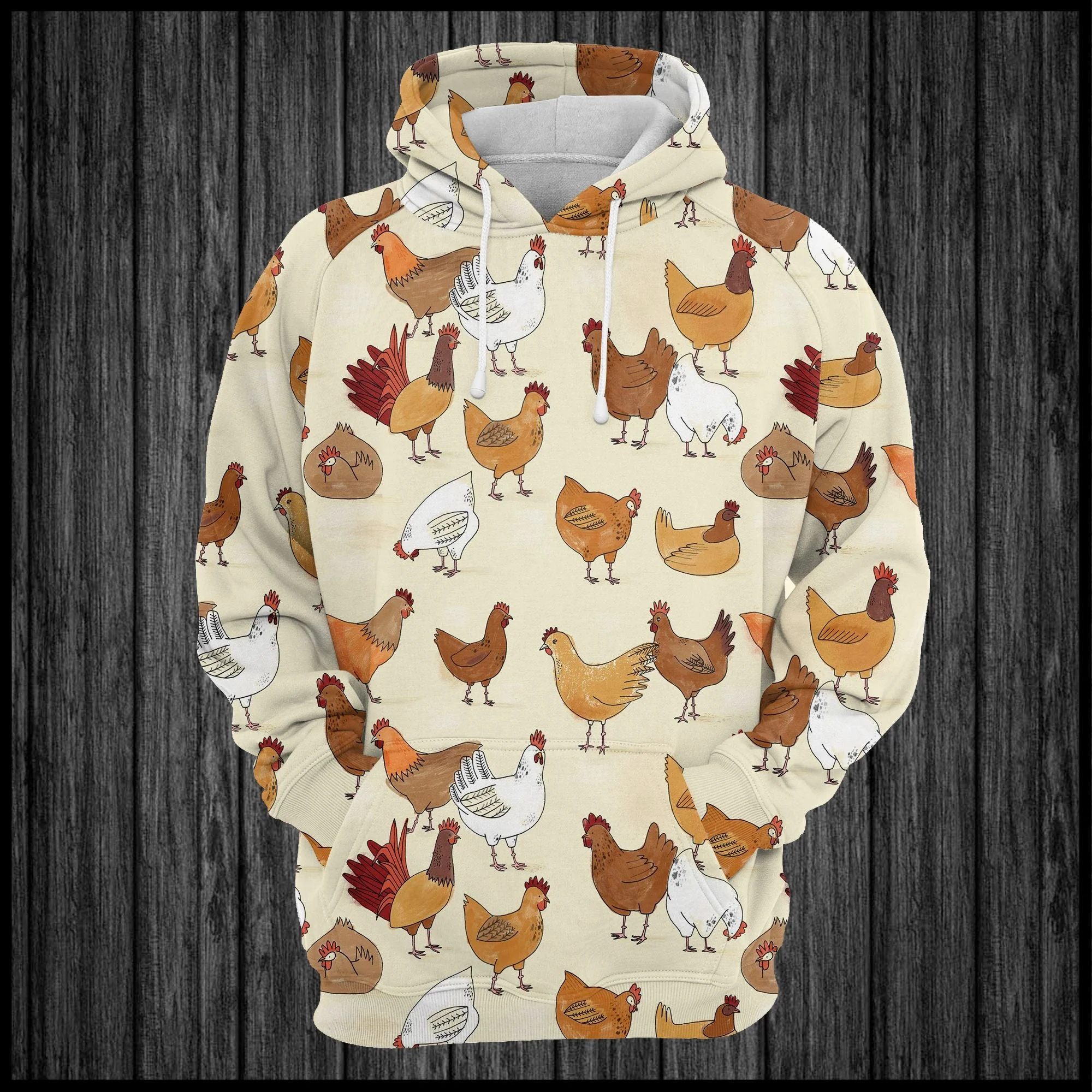 Funny Chicken Family Pullover Premium Hoodie, Perfect Outfit For Men And Women On Christmas New Year Autumn Winter