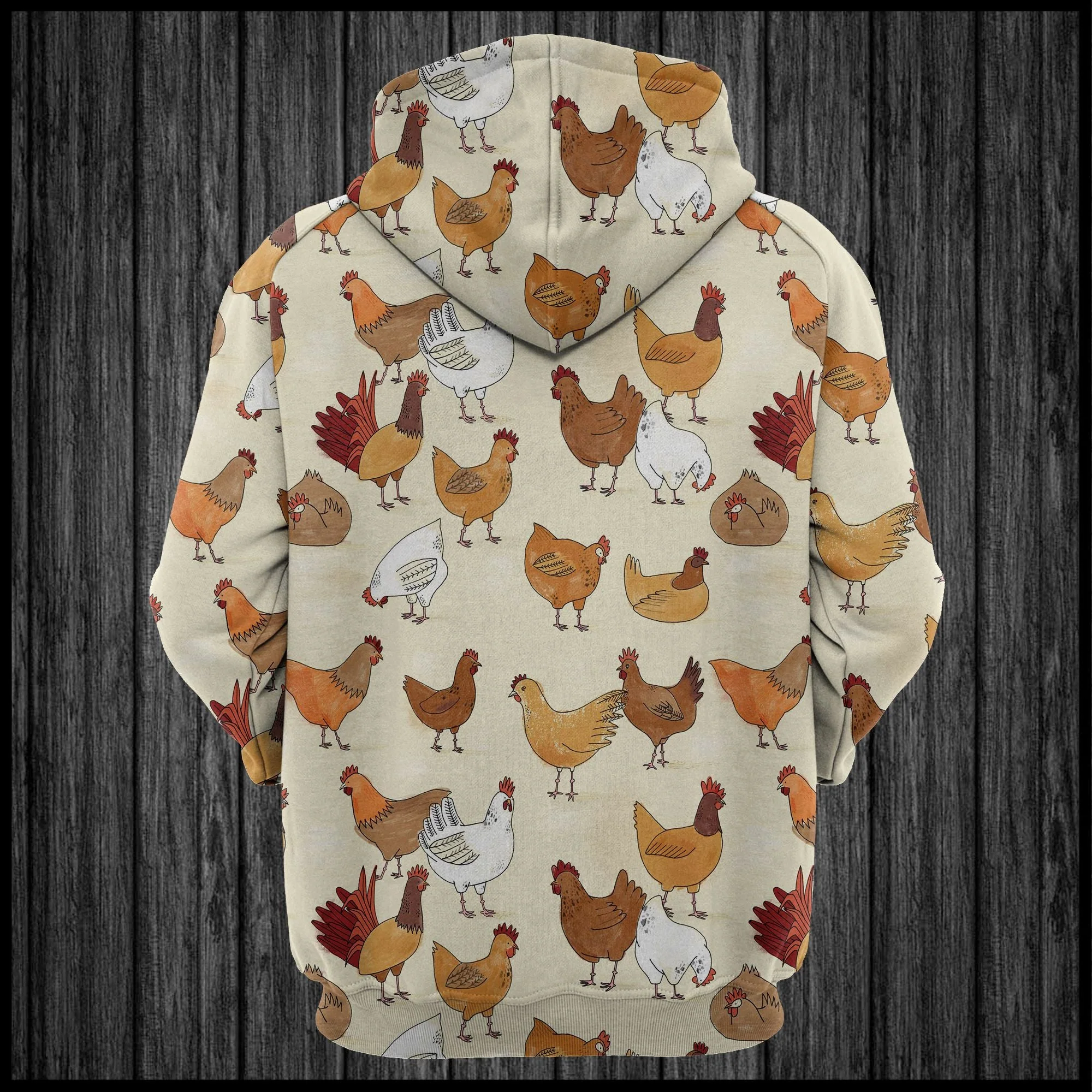 Funny Chicken Family Pullover Premium Hoodie, Perfect Outfit For Men And Women On Christmas New Year Autumn Winter - Image 2