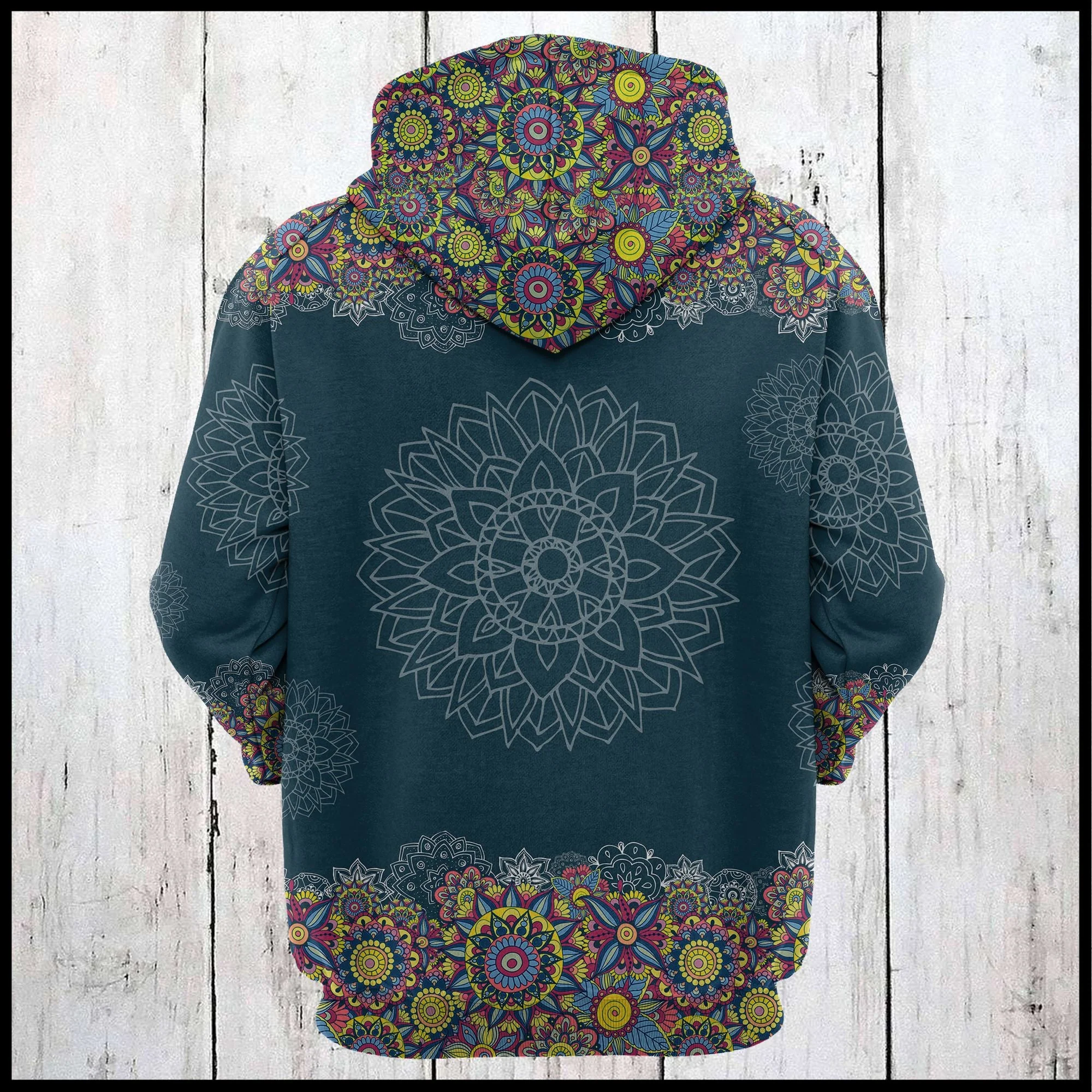 Georgia Mandala Pattern Pullover Premium Hoodie, Perfect Outfit For Men And Women On Christmas New Year Autumn Winter - Image 3