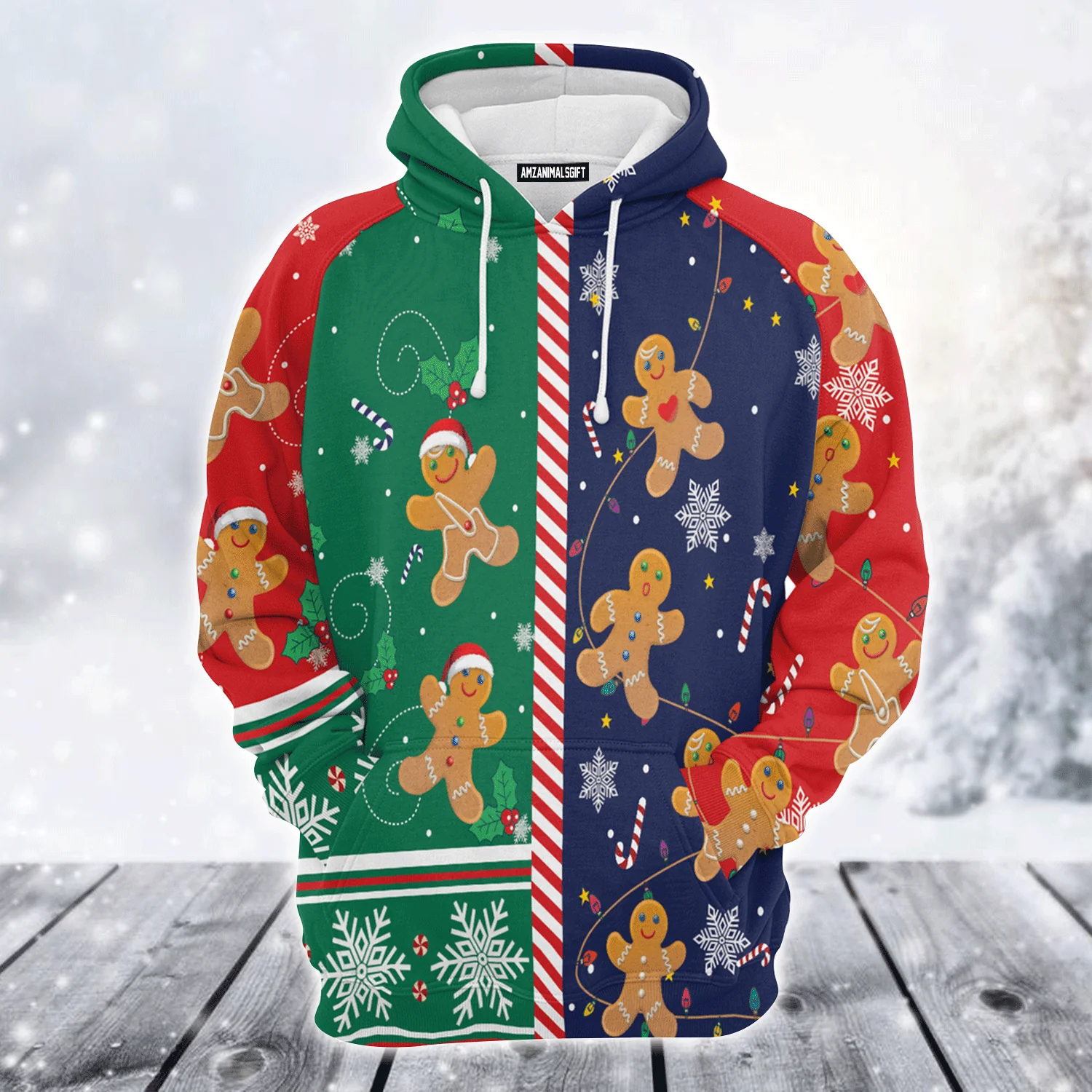 Gingerbread Premium Christmas Hoodie, Gingerbread Christmas Unisex Hoodie For Men & Women - Perfect Gift For Christmas, Friends, Family