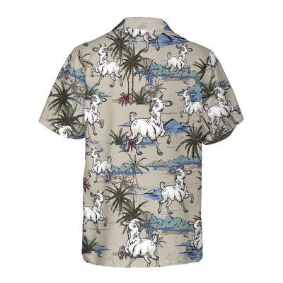 Goat Hawaiian Shirt, Goat Island Aloha Shirt For Men - Perfect Gift For Men, Husband, Boyfriend, Friend, Family - Image 3