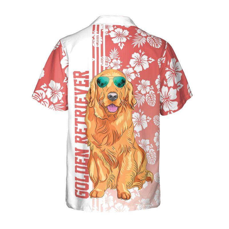 Golden Retriever Dog Aloha Hawaiian Shirts For Summer, Tropical Hawaiian Set Holiday Outfits For Men Women, Gift For Dog Lovers, Dog Mom Dad, Friend - Image 5