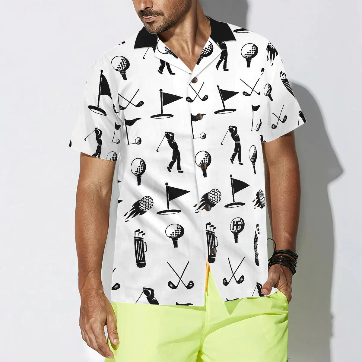 Golf Aloha Hawaiian Shirt, Golf Equipment Pattern Hawaiian Shirt, Golf Hawaiian Shirt For Summer - Perfect Gift For Men, Women, Golf Lover, Friend - Image 4