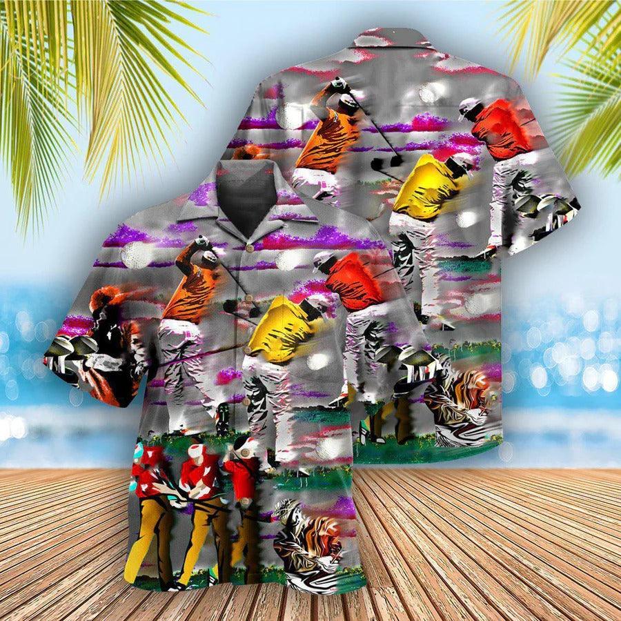 Golf Aloha Hawaiian Shirt - Golf Life Is A Game But Golfis Serious Hawaiian Shirt For Summer- Perfect Gift For Men, Women, Golfer
