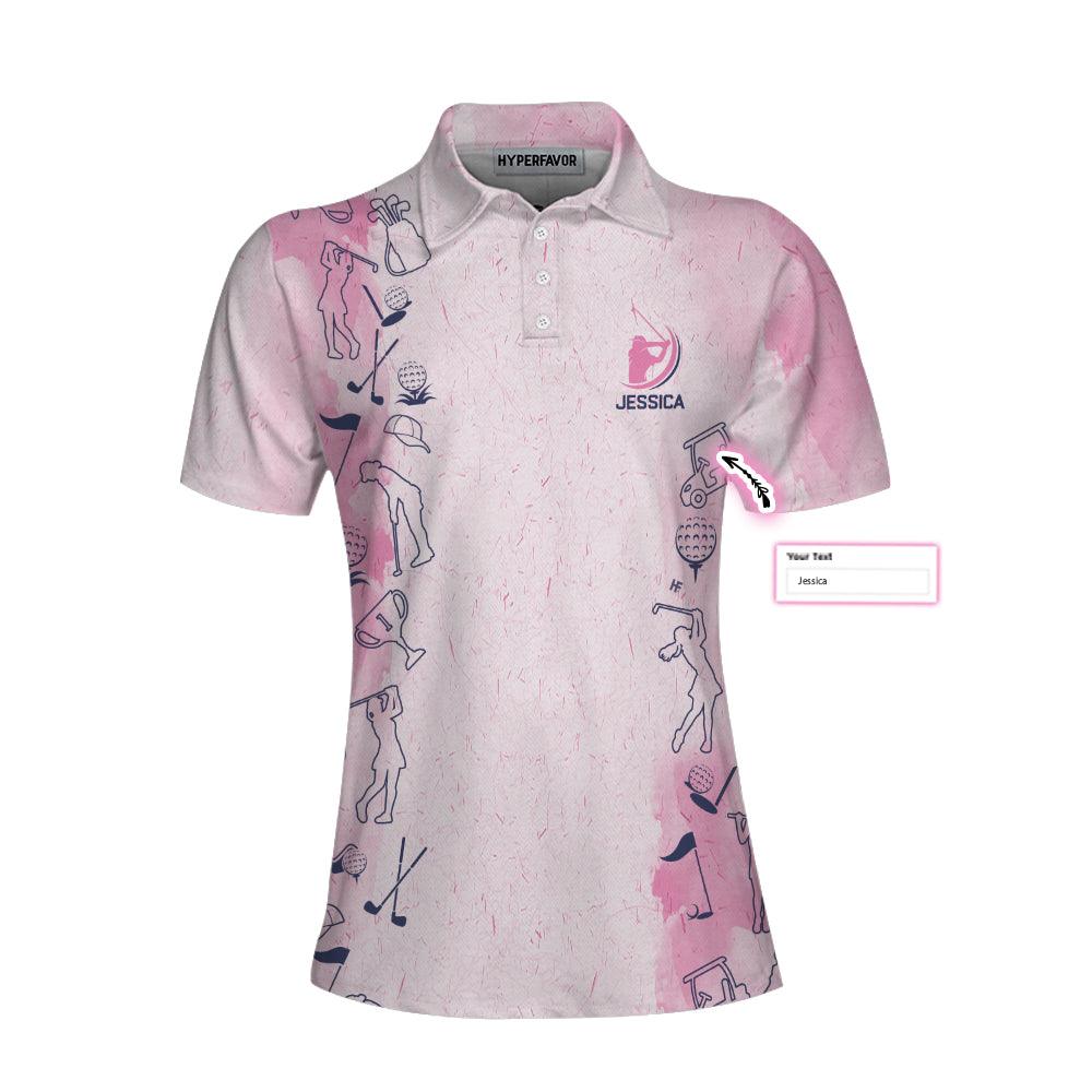 Golf Custom Name Women Polo Shirt, Sometimes It Takes Balls To Be A Woman Personalized Women Polo Shirts, Golfing Gift For Ladies, Golfers, Golf Lover - Image 3
