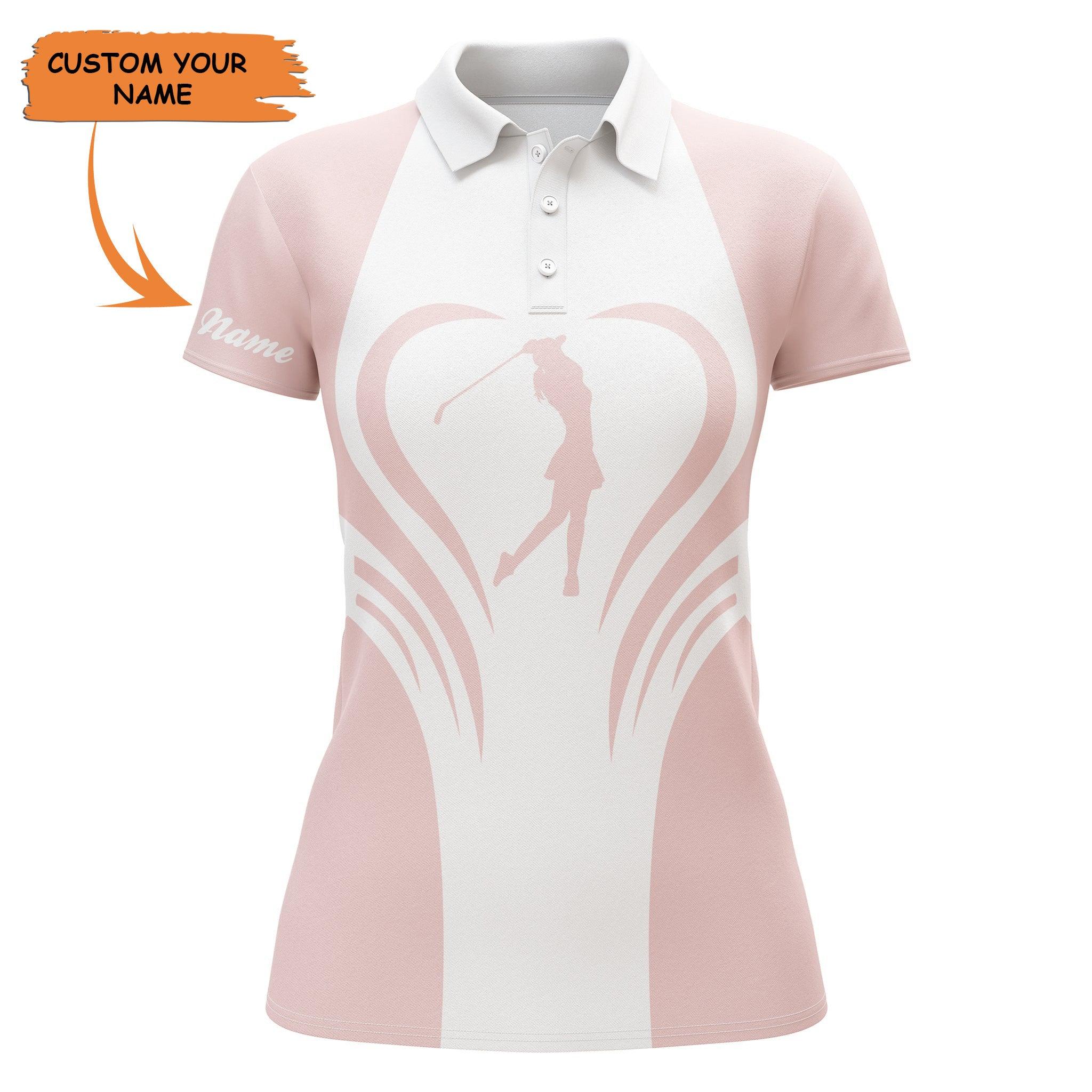 Golf Custom Name Women Polo Shirt, Women Love Golf Multi-color Golf Personalized Women Polo Shirt - Perfect Gift For Ladies, Golf Lovers, Golfers