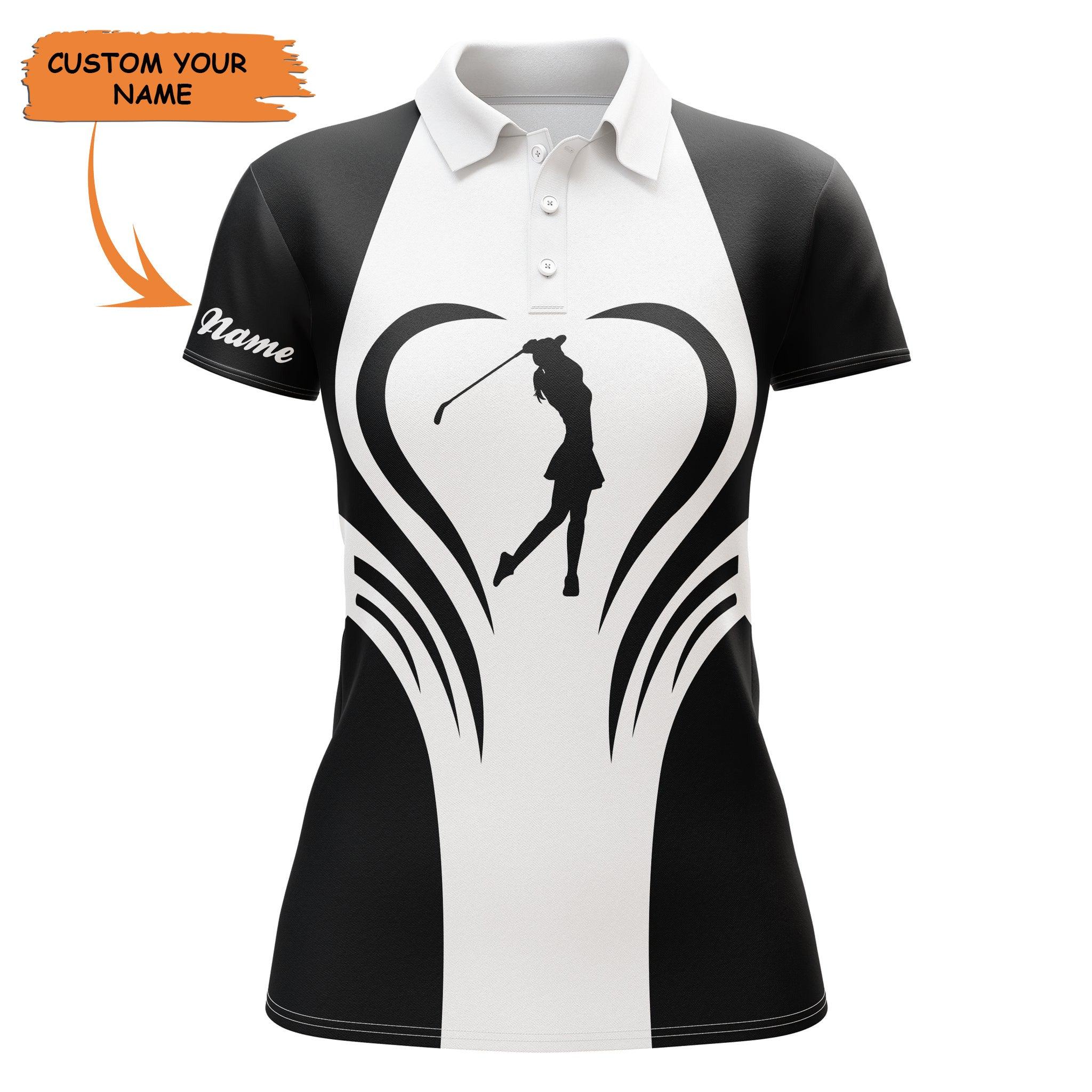 Golf Custom Name Women Polo Shirt, Women Love Golf Multi-color Golf Personalized Women Polo Shirt - Perfect Gift For Ladies, Golf Lovers, Golfers - Image 3