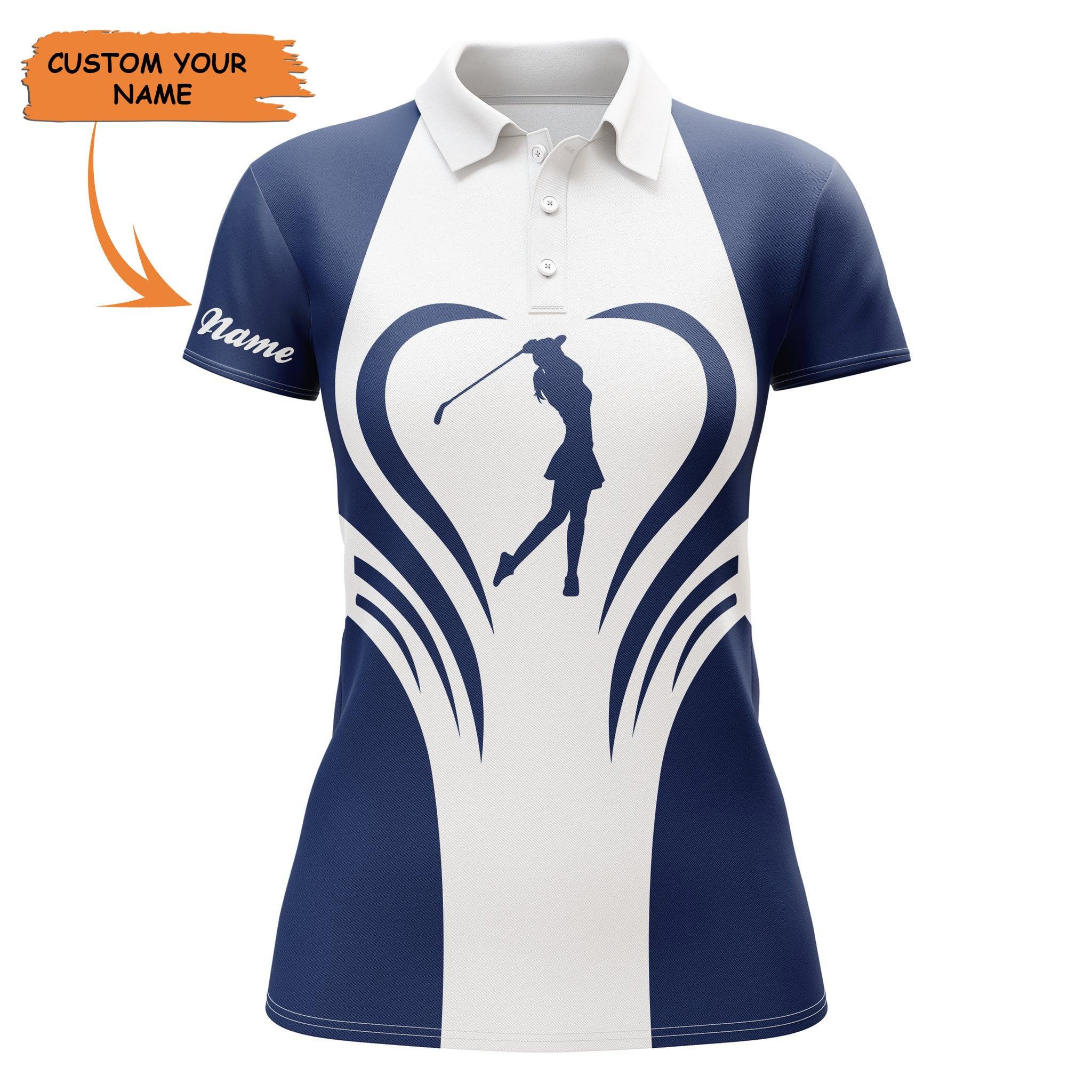 Golf Custom Name Women Polo Shirt, Women Love Golf Multi-color Golf Personalized Women Polo Shirt - Perfect Gift For Ladies, Golf Lovers, Golfers - Image 5