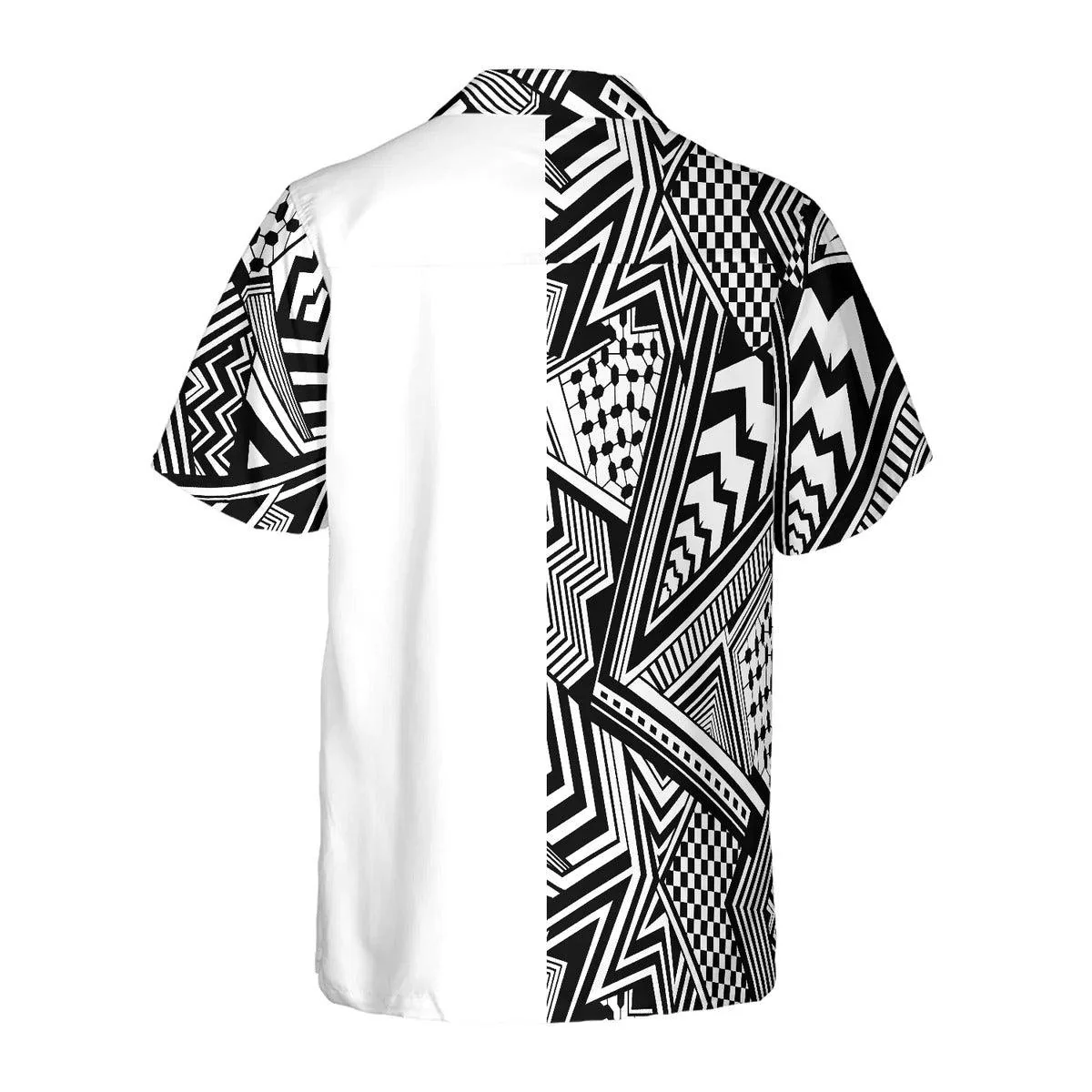 Golf Hawaiian Shirt, Black and White Modern Pattern Golfaholic Aloha Hawaiian Shirt - Perfect Gift For Men, Women, Golf Lover, Friend, Family - Image 3