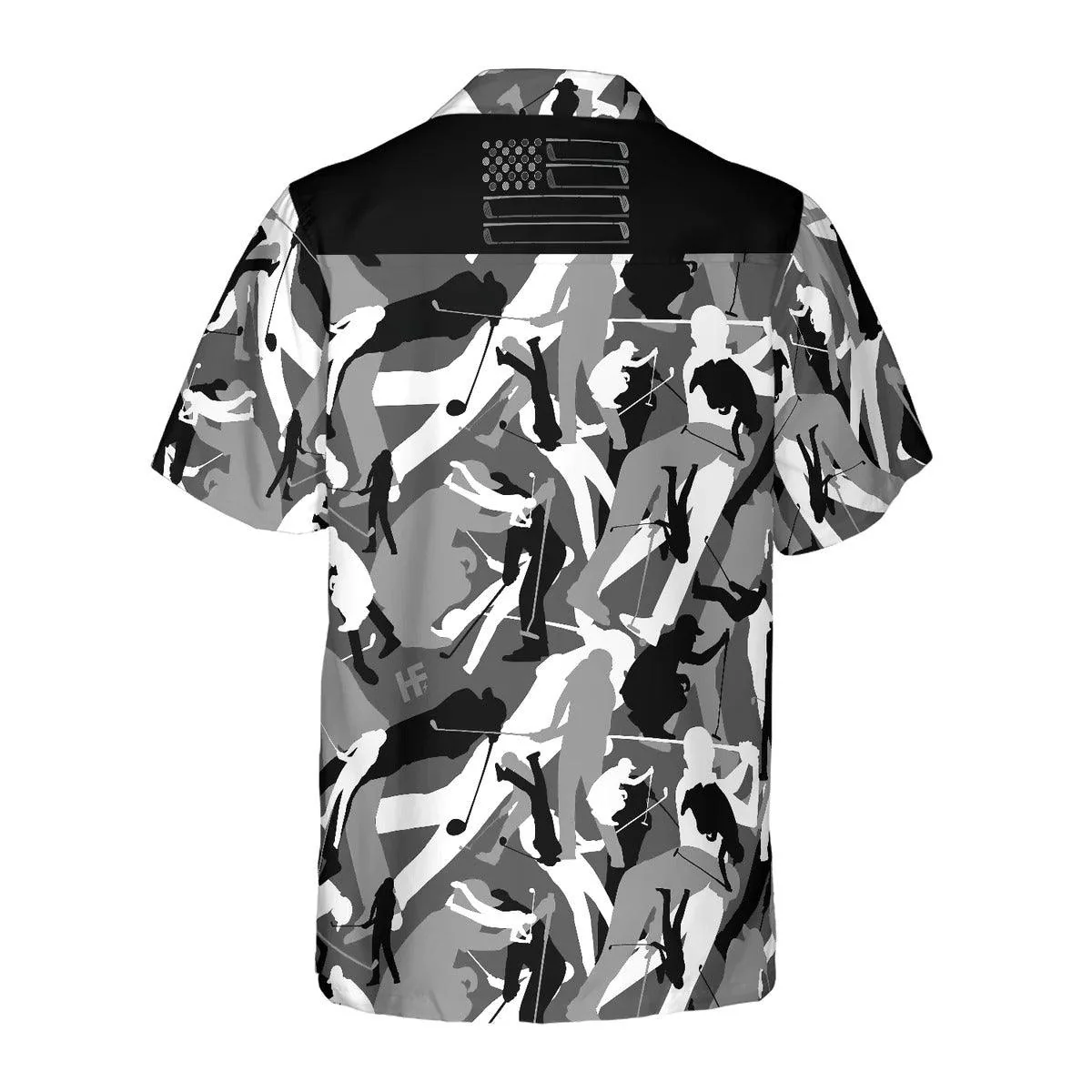 Golf Hawaiian Shirt, Camouflage Golf Hawaiian Shirt, Golf Skull US Flag Aloha Shirt - Perfect Gift For Men, Women, Golf Lover, Friend, Family - Image 3