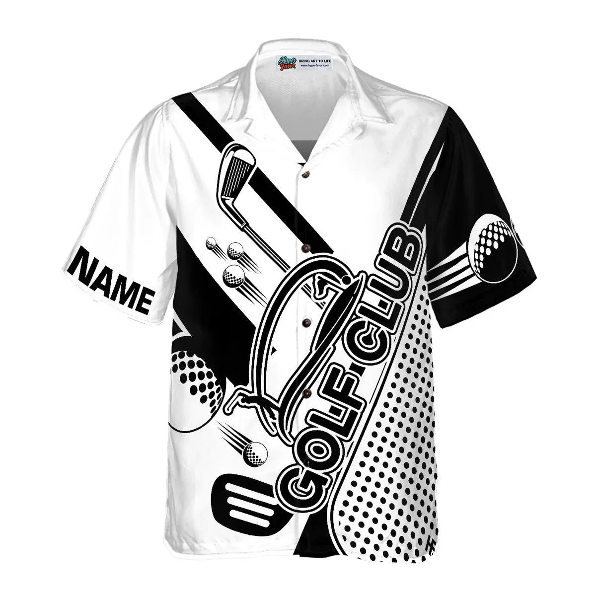 Golf Hawaiian Shirt Club's Custom Name , Golf Club's Hawaiian Shirt, Golf Personalized Aloha Shirt- Gift For Men, Women, Golf Lover, Friend, Family - Image 2