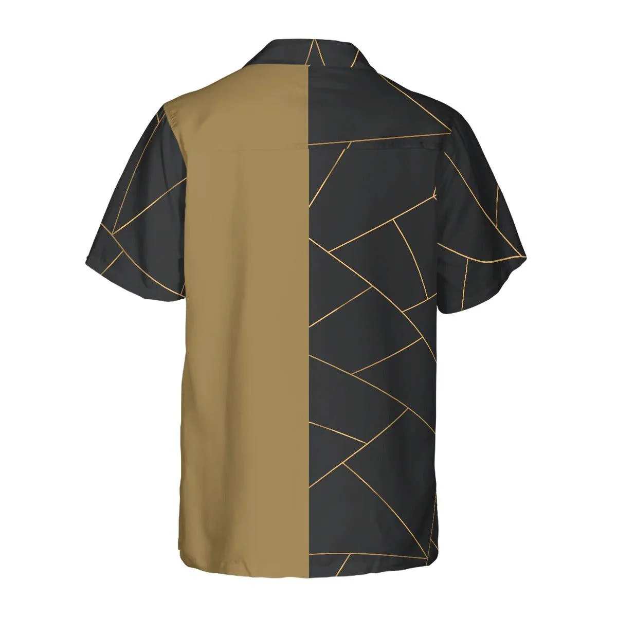 Golf Hawaiian Shirt, Golden Lines Golf Aloha Shirt, Golf Aloha Hawaiian Shirt For Summer - Perfect Gift For Men, Women, Golf Lover, Friend, Family - Image 3