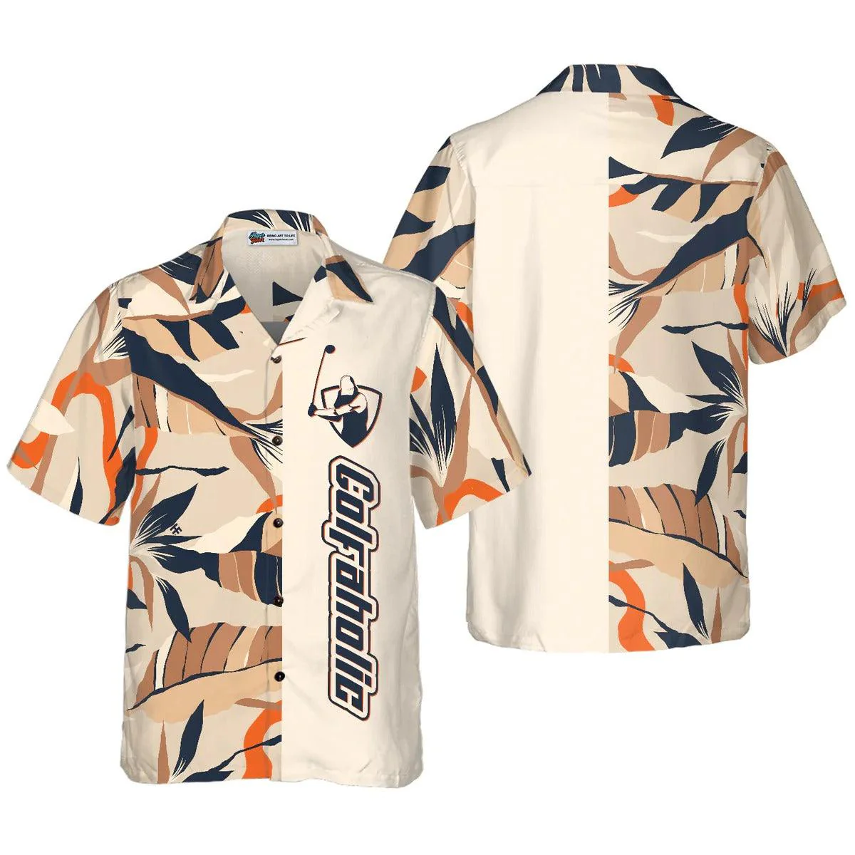 Golf Hawaiian Shirt, Golfaholic Aloha Hawaiian Shirt, Modern Exotic Jungle Golfaholic Aloha Shirt For Summer - Perfect Gift For Men, Women, Golf Lover