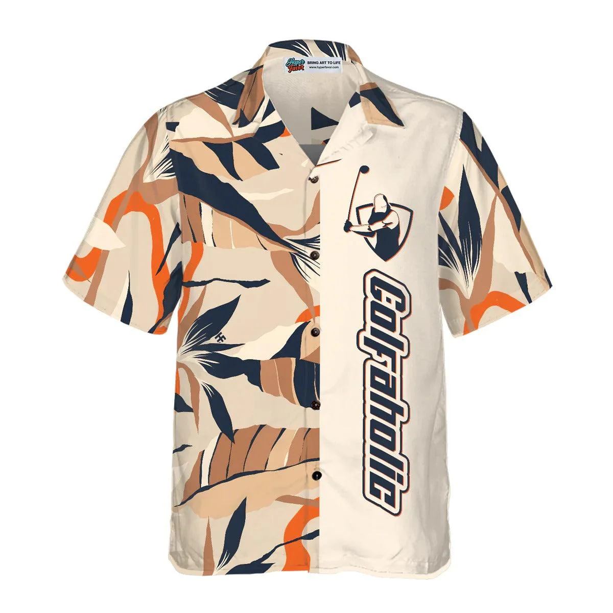 Golf Hawaiian Shirt, Golfaholic Aloha Hawaiian Shirt, Modern Exotic Jungle Golfaholic Aloha Shirt For Summer - Perfect Gift For Men, Women, Golf Lover - Image 2