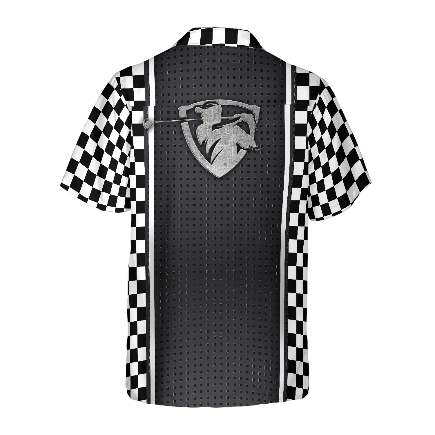 Golf Hawaiian Shirt, Metal Skull Golf Aloha Hawaiian Shirt For Summer, Colorful Cool Aloha Shirts Outfit For Men Women, Friend, Team, Golf Lovers - Image 5