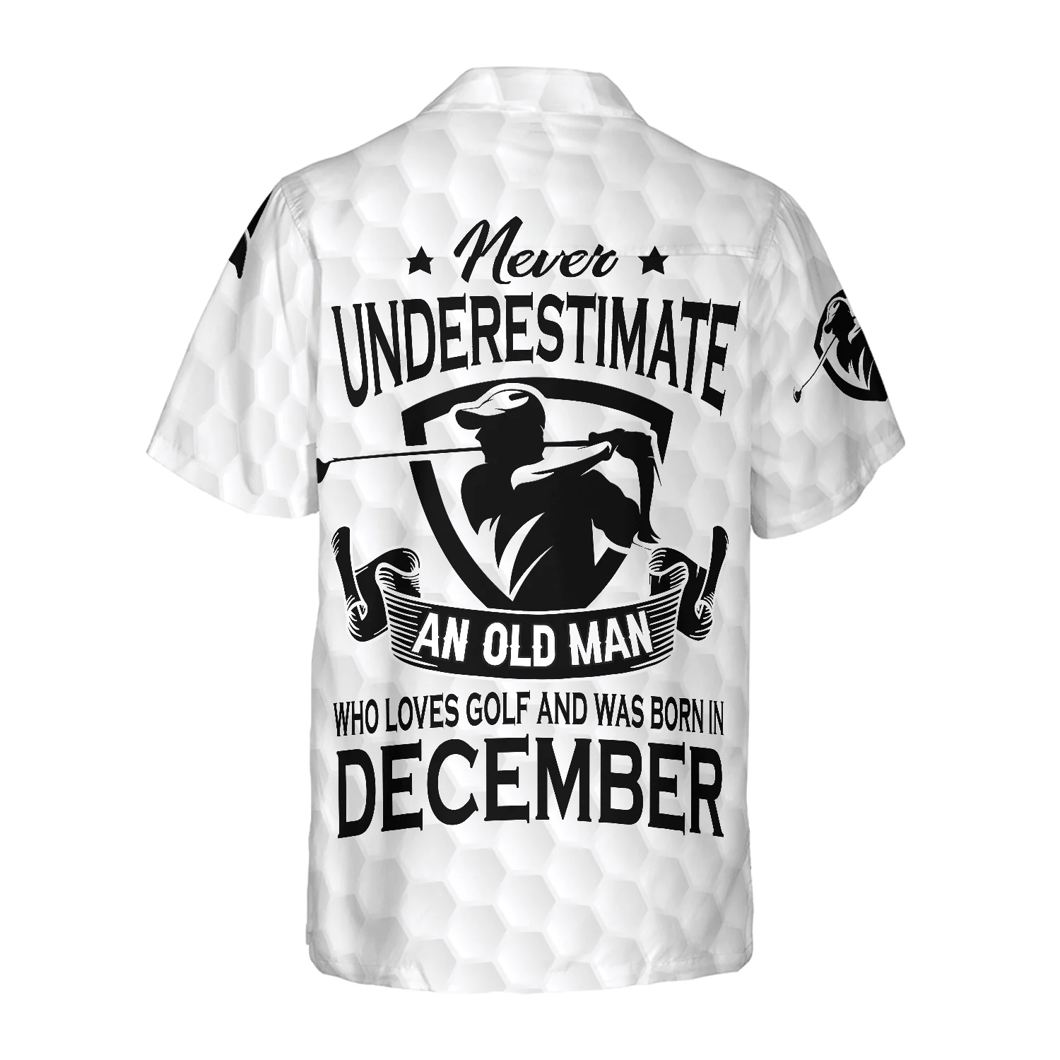 Golf Hawaiian Shirt, Never Underestimate A Golfer Born In December Aloha Hawaiian Shirt For Summer, Colorful Aloha Shirt For Men Women, Friend, Team - Image 2