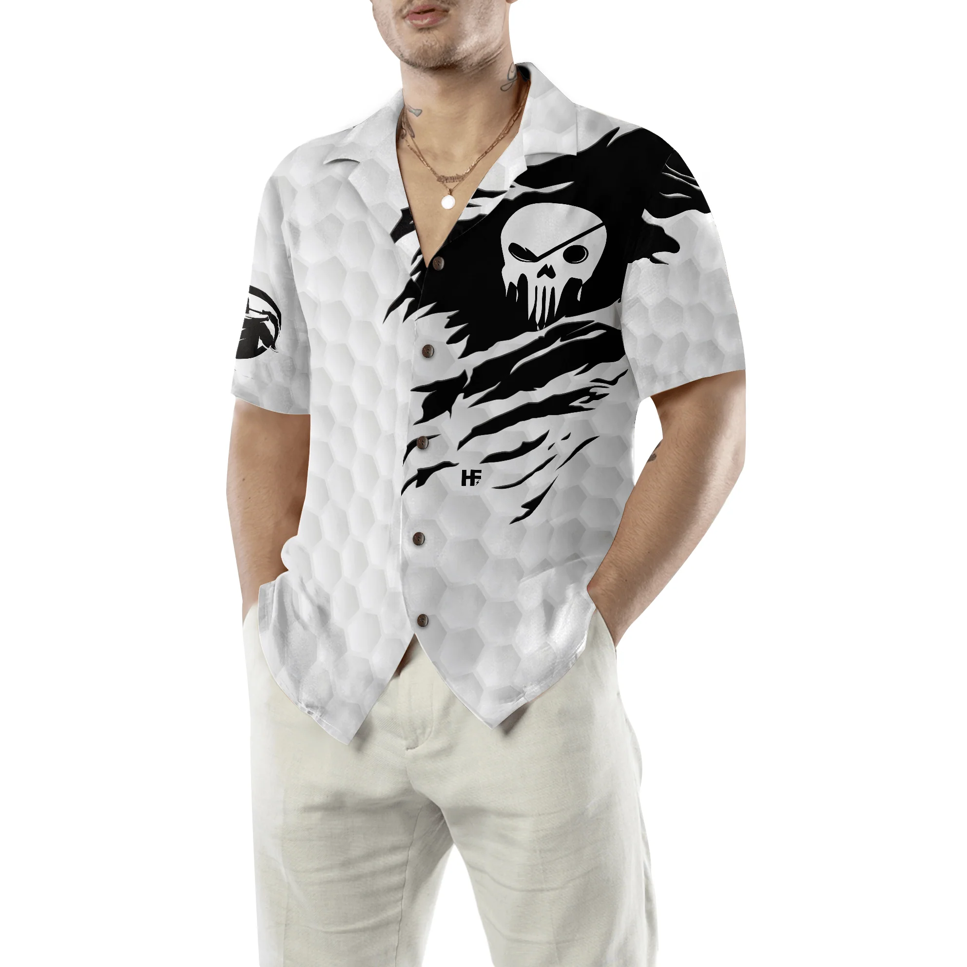 Golf Hawaiian Shirt, Never Underestimate A Golfer Born In February Aloha Hawaiian Shirt For Summer, Colorful Aloha Shirt For Men Women, Friend, Team - Image 5