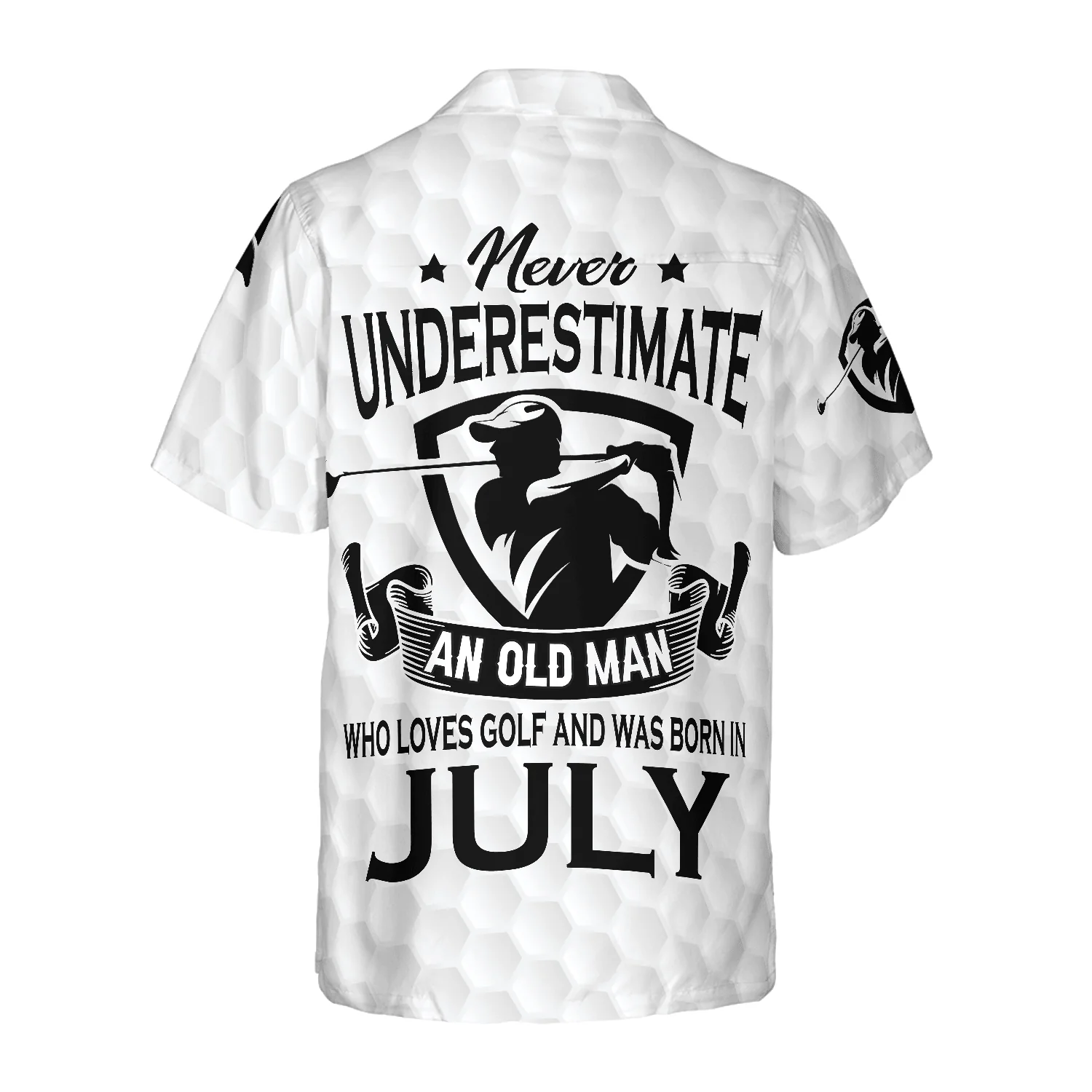 Golf Hawaiian Shirt, Never Underestimate A Golfer Born In July Aloha Hawaiian Shirt For Summer, Colorful Aloha Shirt For Men Women, Friend, Team - Image 4
