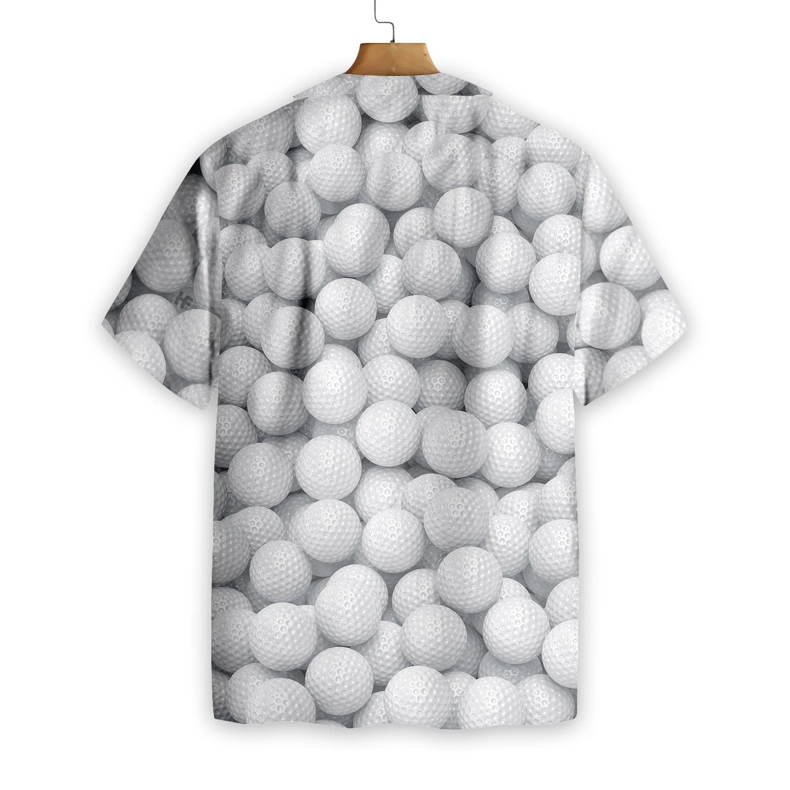 Golf Hawaiian Shirt, Render Golf Balls Pattern Hawaiian Shirt, Colorful Summer Aloha Shirt For Men Women, Gift For Husband, Wife, Family, Golf Lovers - Image 2