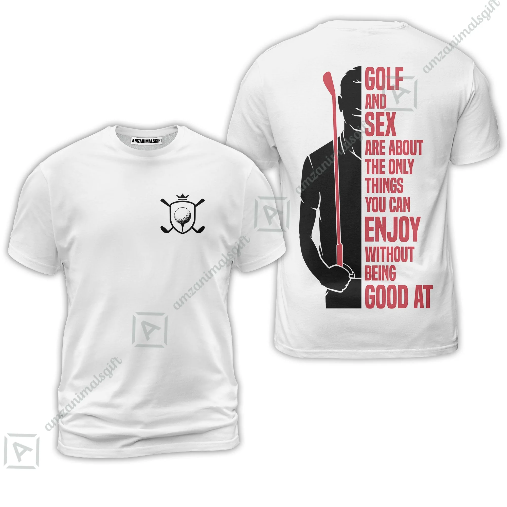 Golf Long Polo Shirt - Golf And Sex Are About The Only Things You Can Enjoy Without Being Good At Polo Shirt,True Golf Long Polo Shirt - Image 6