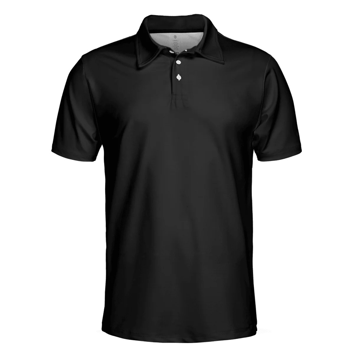 Golf Men Polo Shirt, American Skull Golf Clubs Polo Shirt Black, Wet Paint American Flag Skull Polo Shirt For Men - Gift For Golfers, Golf Lovers - Image 3