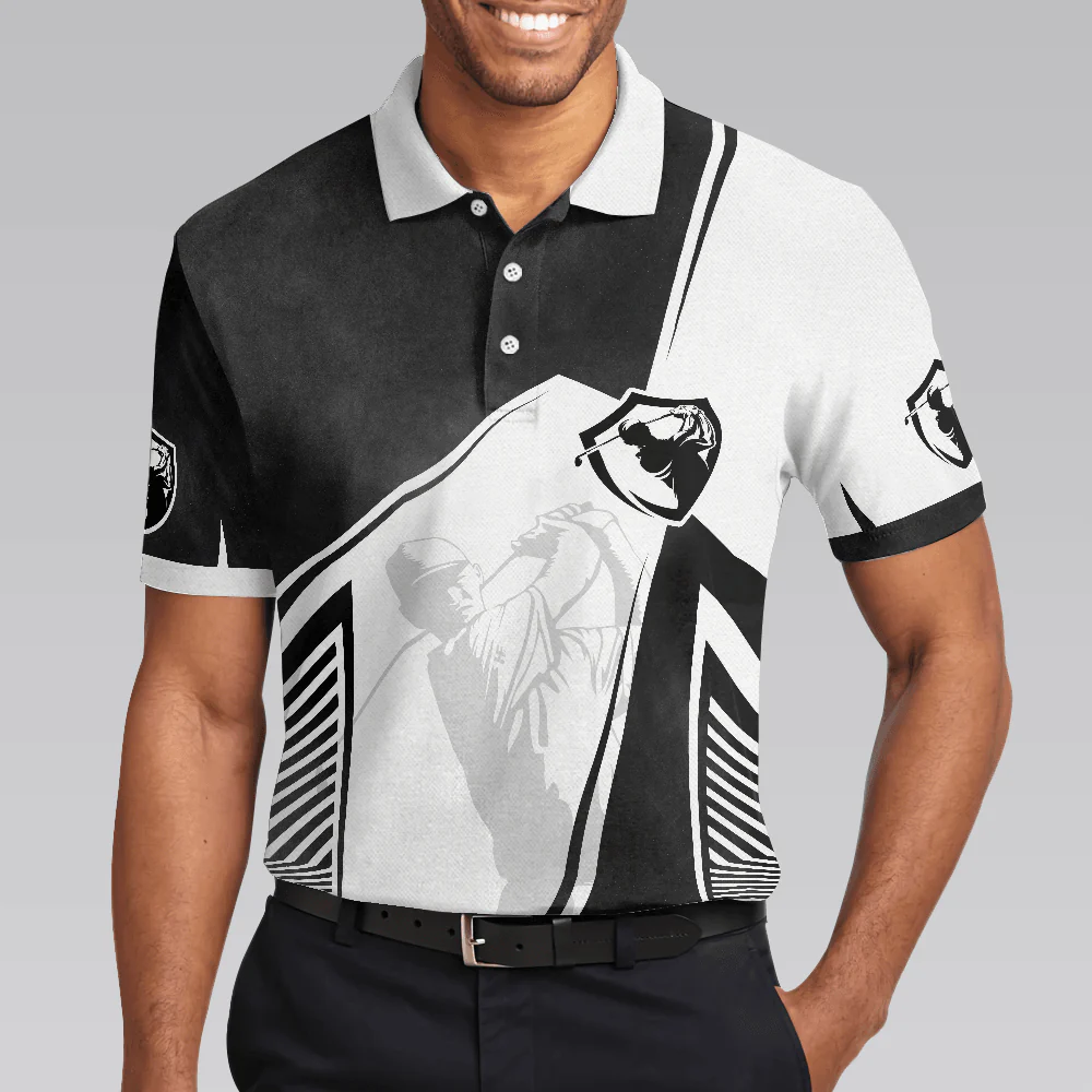Golf Men Polo Shirt, Golf Saved Me From Being A Pornstar Polo Shirt, Funny Golf Shirt For Men - Gift For Golfers, Golf Lovers - Image 5