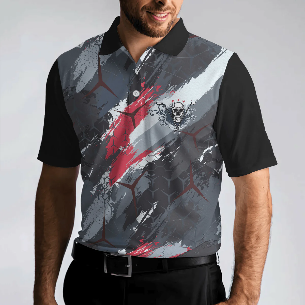 Golf Men Polo Shirt, I Love It When My Wife Let's Me Play Men Golf Polo Shirt - Best Gift For Men, Golf Lovers - Image 5