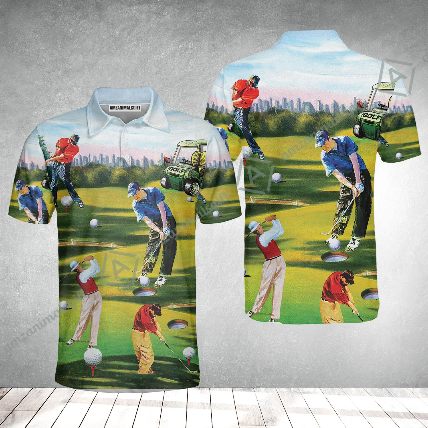 Golf Men T-Shirt - Golf Men, Golf Cart T-Shirt - Perfect Gift For Men & Women, Golf Lover - Image 11