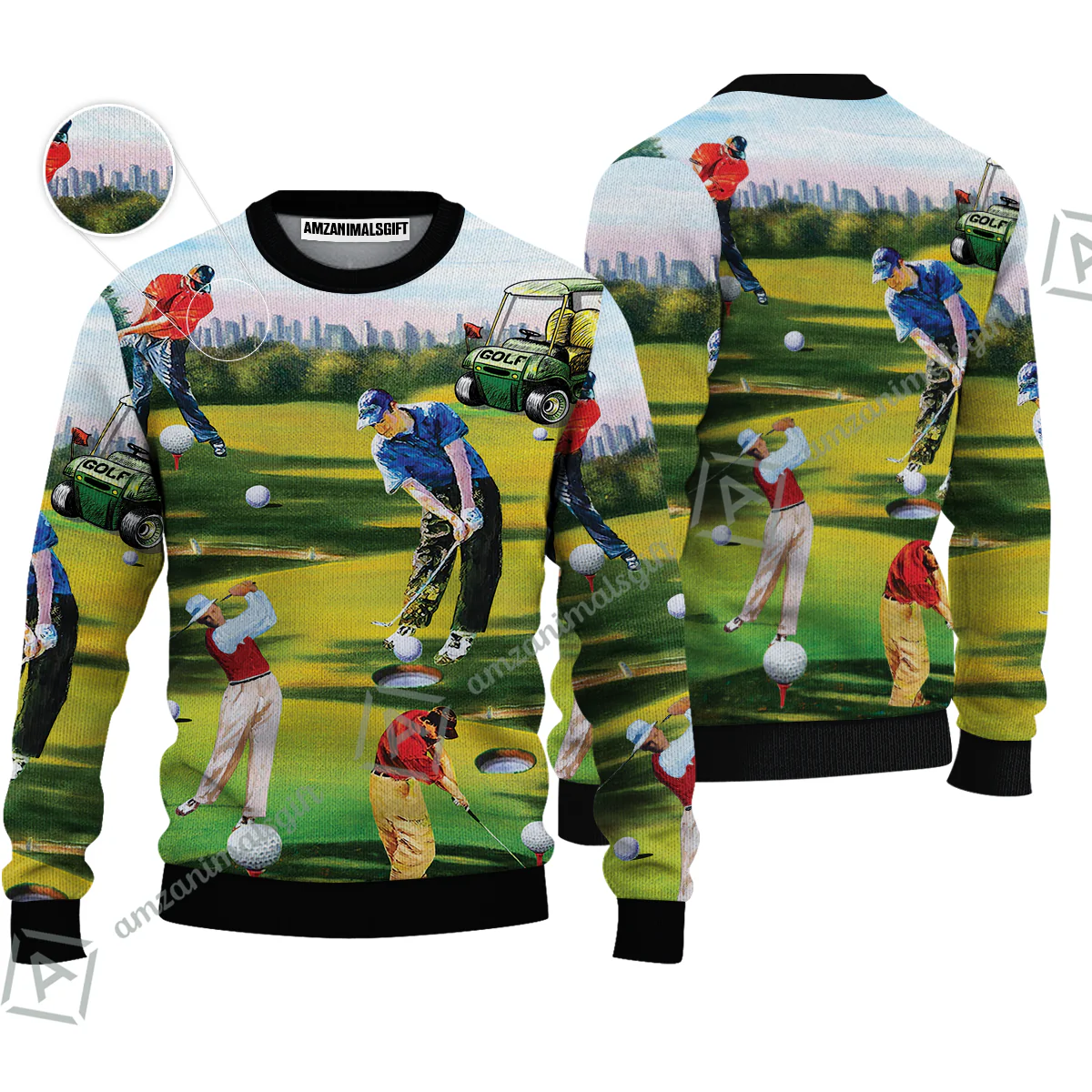 Golf Men T-Shirt - Golf Men, Golf Cart T-Shirt - Perfect Gift For Men & Women, Golf Lover - Image 13