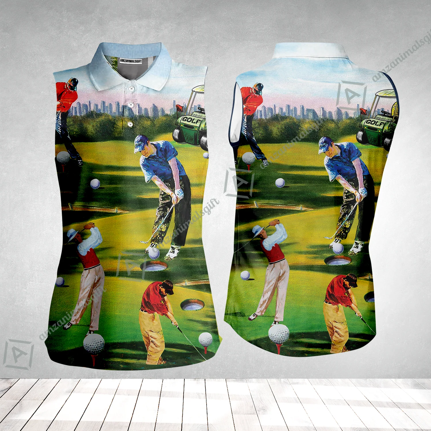 Golf Men T-Shirt - Golf Men, Golf Cart T-Shirt - Perfect Gift For Men & Women, Golf Lover - Image 3