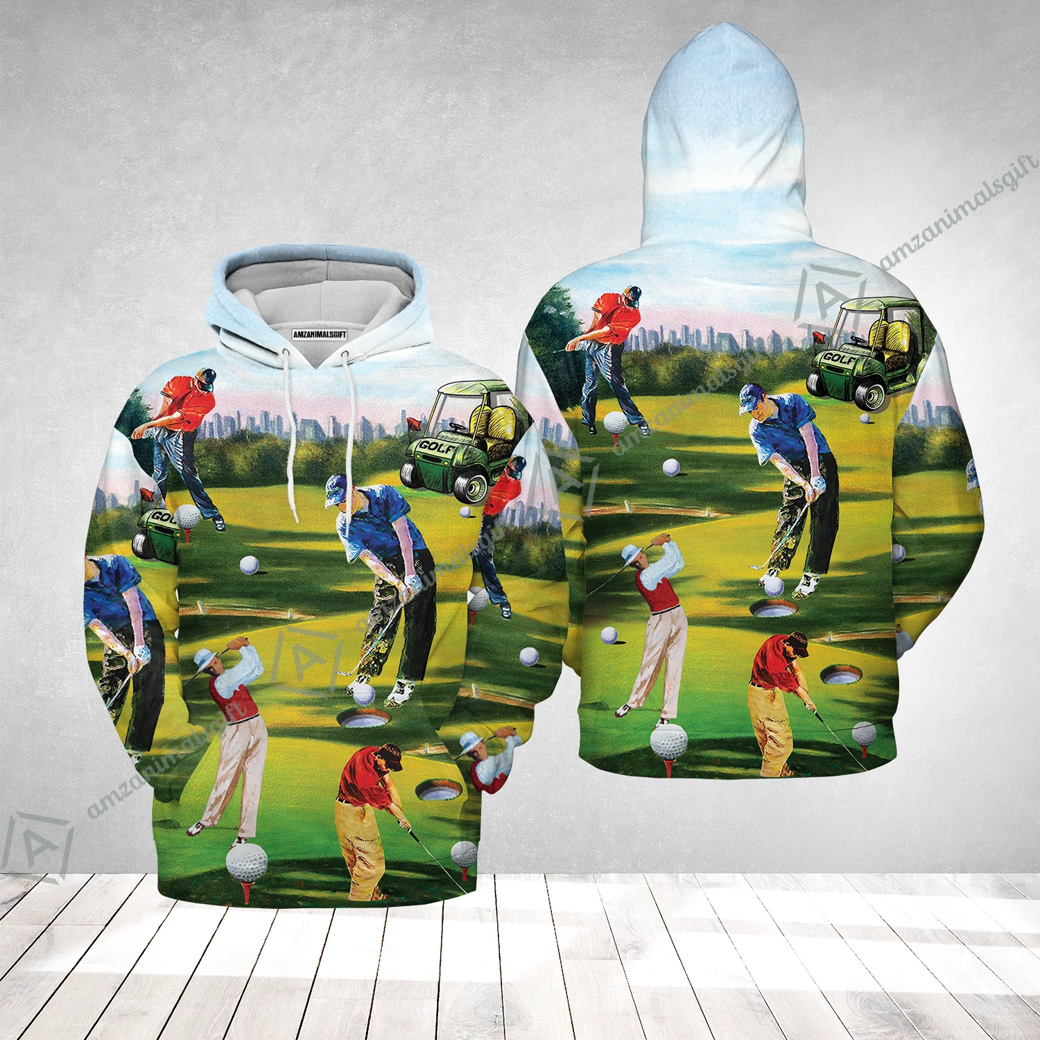 Golf Men T-Shirt - Golf Men, Golf Cart T-Shirt - Perfect Gift For Men & Women, Golf Lover - Image 9