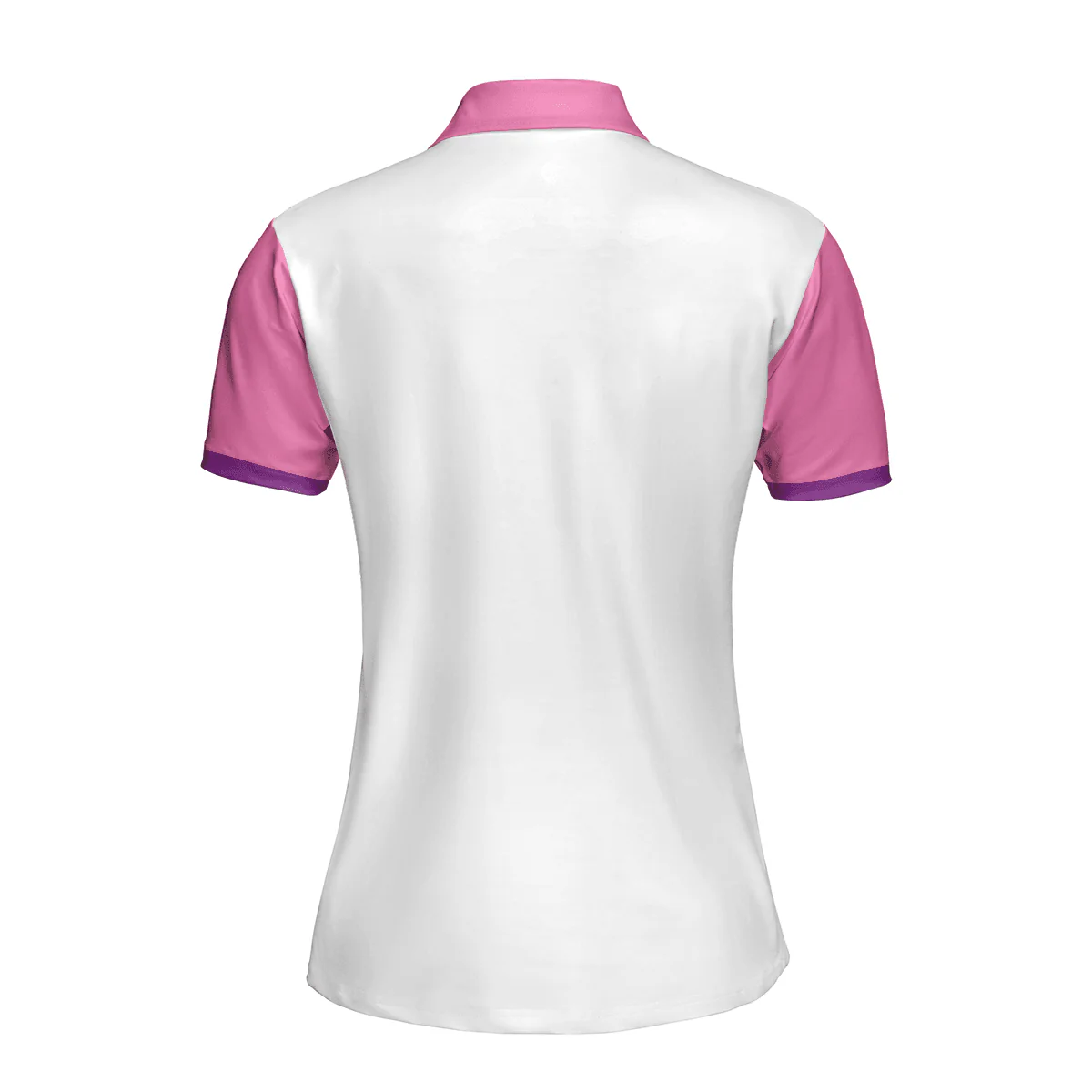 Golf Women Polo Shirt, Classic Golf Lady White And Pink Golf Women Polo Shirt, Golf Shirt For Girls - Perfect Gift For Ladies, Golfers, Golf Lovers - Image 4