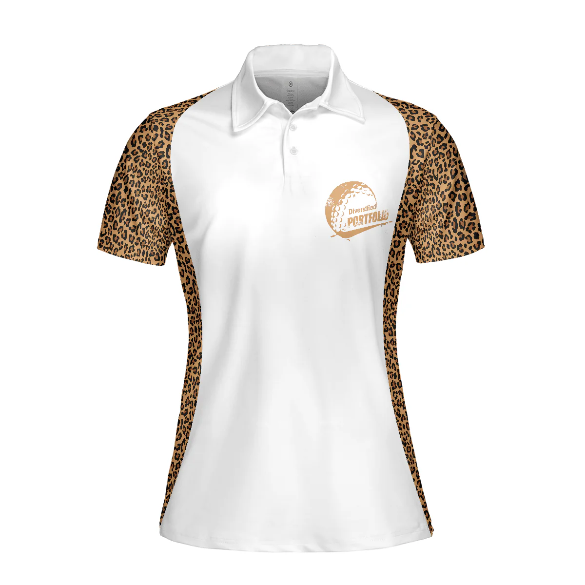 Golf Women Polo Shirt, Diversified Portfolio Golf Clubs Women Polo Shirts, Cool Golf Gift For Female Golfers, Ladies, Golf Lovers - Image 4