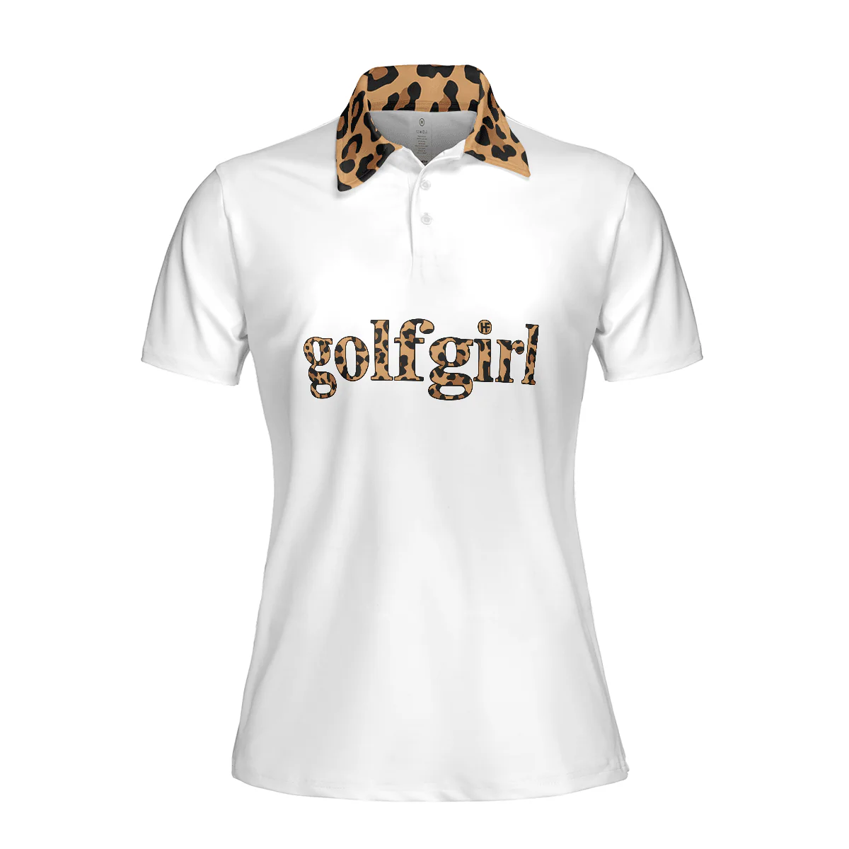 Golf Women Polo Shirt, Golf Girl Eat Sleep Play Golf Mix Leopard Pattern Women Polo Shirts, Unique Gift For Female Golfers, Ladies, Golf Lovers - Image 4