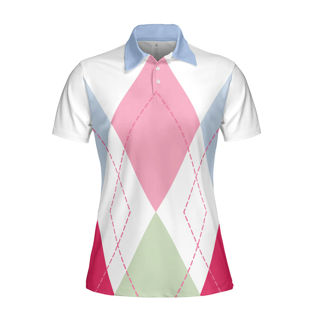 Golf Women Polo Shirt, Golf Isn't For Everyone Only Cool People Seem To Like It Golf Argyle Women Polo Shirts, Gift For Ladies, Team Female Golfers - Image 4