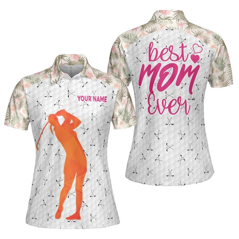 Golf Women Polo Shirt, Golf Mom Polo Shirts, Best Golf Mom Shirt - Perfect Gift For Mother, Mom, Wife, Family, Girlfriend - Image 2
