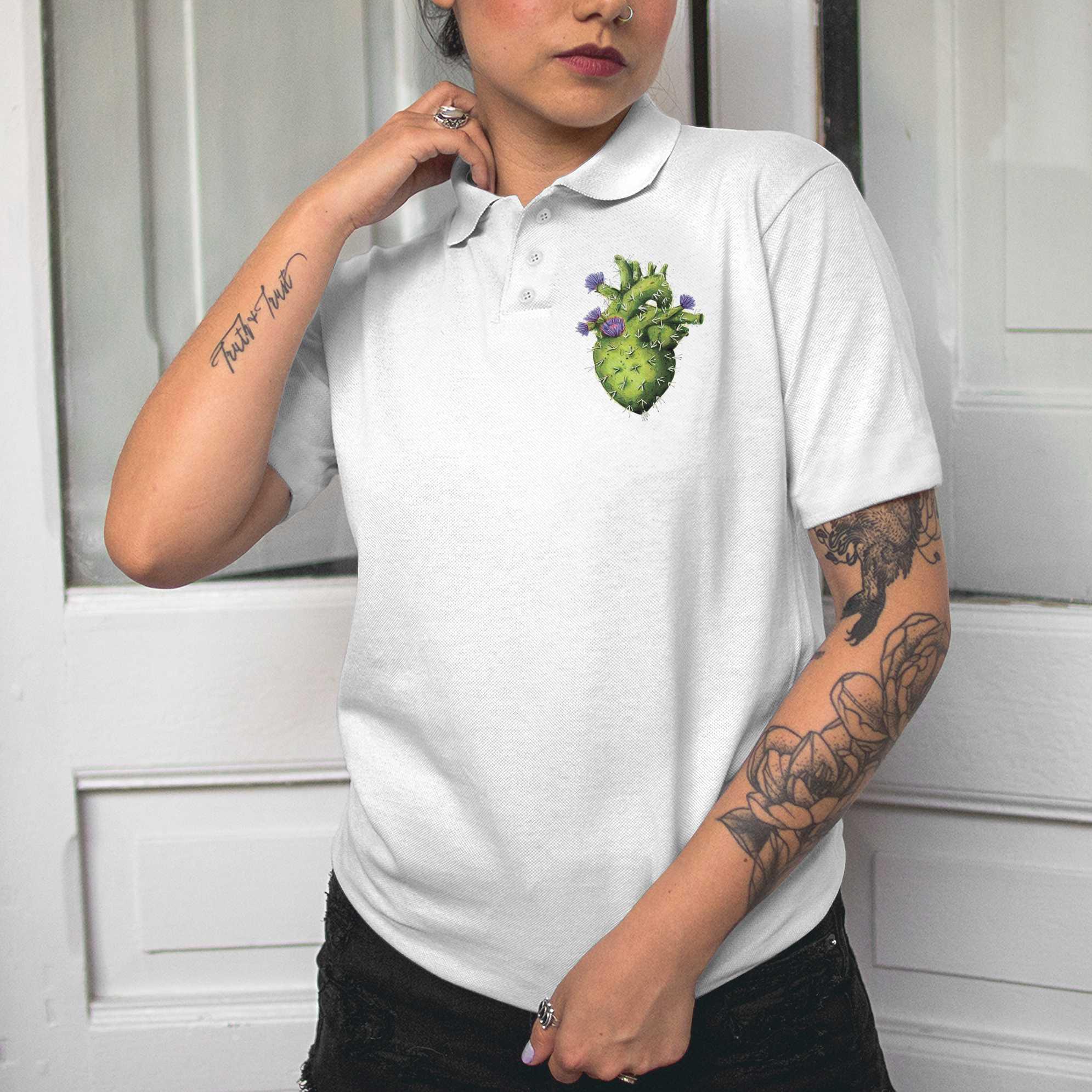 Golf Women Polo Shirt, I Garden So I Don't Choke People, White Skull Gardening Women Polo Shirts, Best Female Gift For Golf Lovers, Ladies, Golfers - Image 2