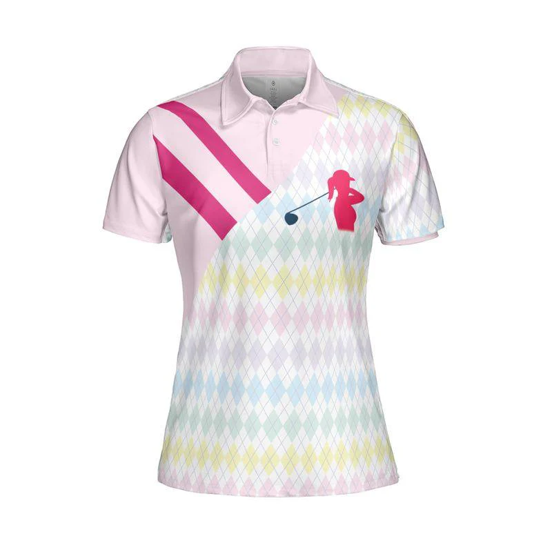 Golf Women Polo Shirt, Like A Normal Mom But Cooler, Golf Mom Definition Women Polo Shirts, Gift For Ladies, Team Female Golfers, Mama, Mother's Day - Image 2