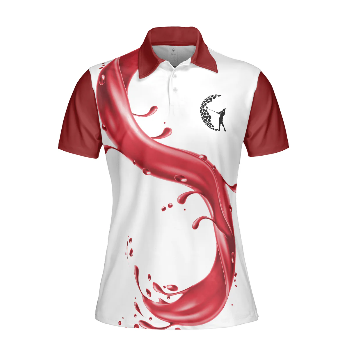 Golf Women Polo Shirt, Play Golf And Drink Wine Women Polo Shirts, Best Golf Gift For Ladies, Golfers, Golf Lovers - Image 4