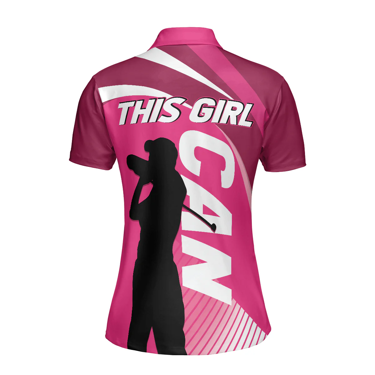 Golf Women Polo Shirt, This Girl Can Golf Girl Women Polo Shirt, Perfect Cool Golfing Gift For Ladies, Female, Golfers, Golf Lovers - Image 3
