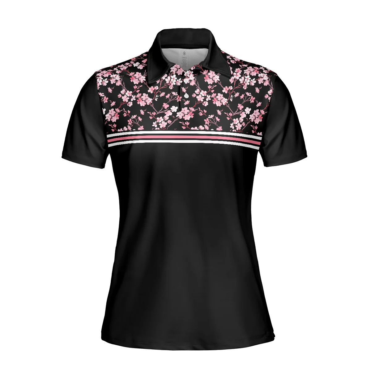Golf Women Polo Shirts - Floral Golfing Pattern You Are Looking At My Putt Again Golf Polo Shirts - Perfect Gift For Women, Golfers, Golf Lover - Image 4