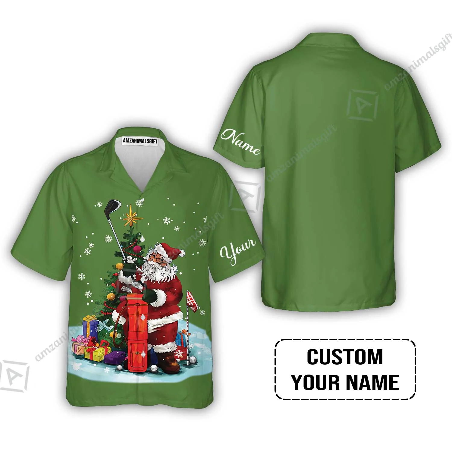 Golf Women Sleeveless Polo Shirt - Christmas Custom Name, Santa Golfer Apparel - Personalized Gift For Golf Lover - Image 8