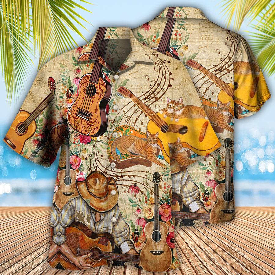 Guitar Aloha Hawaiian Shirt For Summer, Guitar Are My Life Hawaiian Shirts Matching Outfit For Men Women, Music Guitar Lovers