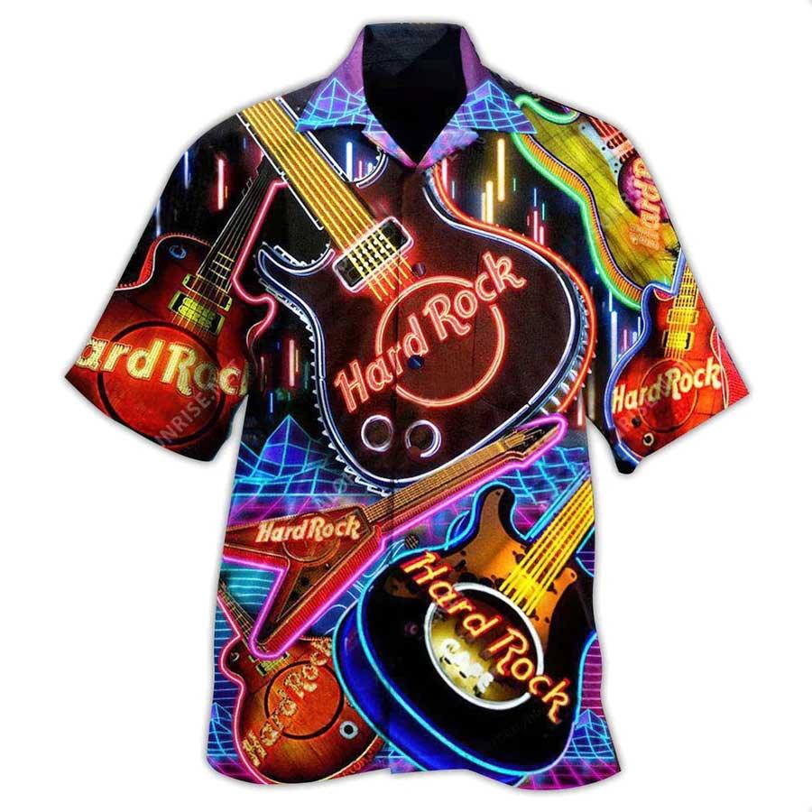 Guitar Aloha Hawaiian Shirt For Summer, Our Hearts Have Beats Guitar Hawaiian Shirts Outfit For Men Women, Music Guitar Lovers