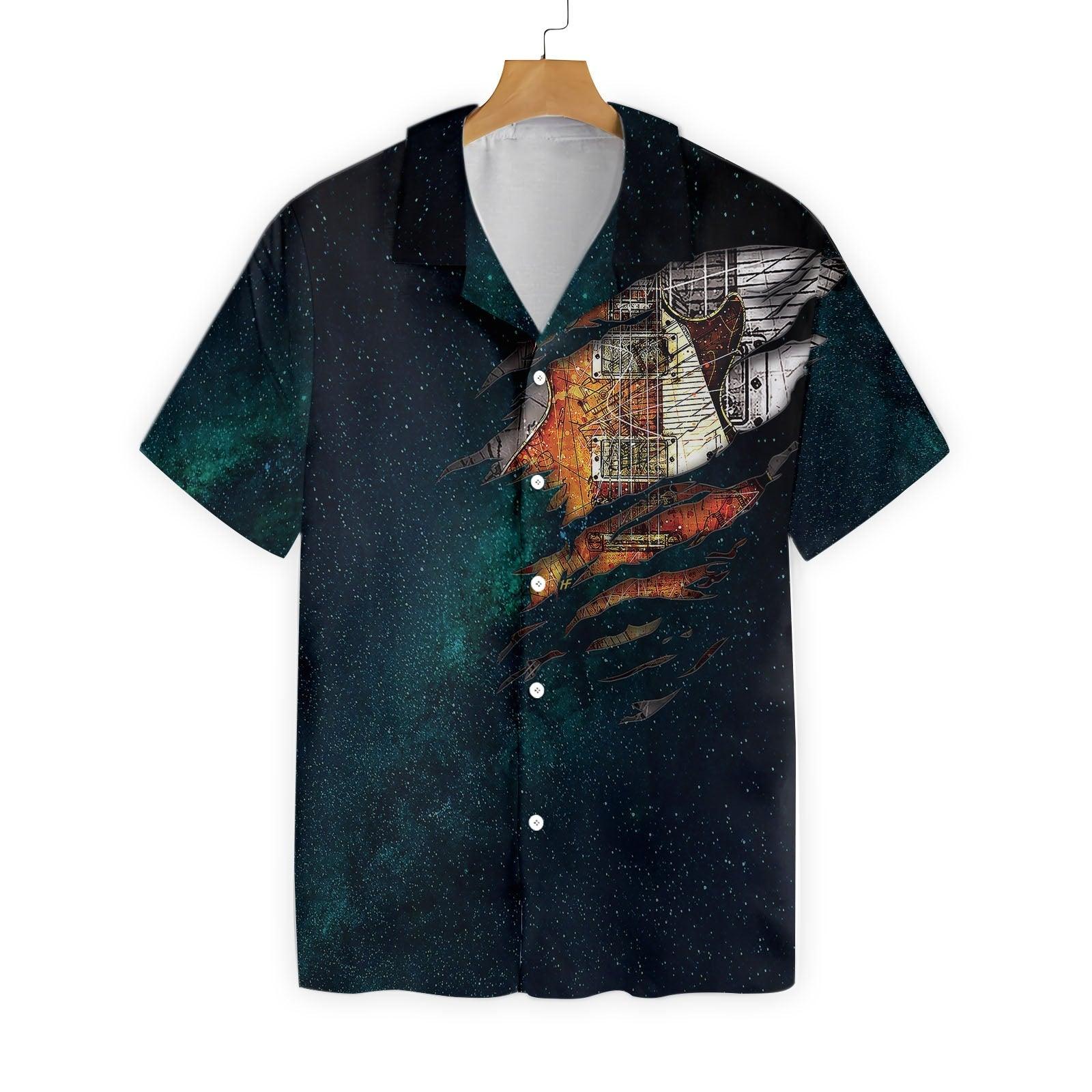 Guitar Hawaiian Shirts, All I Need Today Is A Little Bit Of Guitar Aloha For Men - Perfect Gift For Guitar Lovers, Guitarist, Music Lovers - Image 3