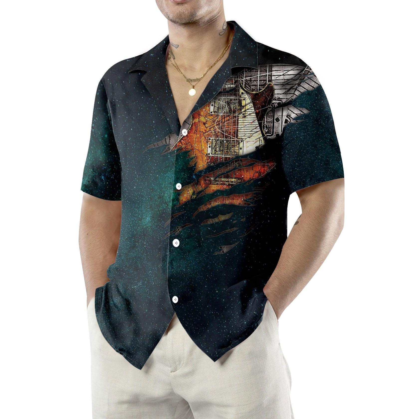 Guitar Hawaiian Shirts, All I Need Today Is A Little Bit Of Guitar Aloha For Men - Perfect Gift For Guitar Lovers, Guitarist, Music Lovers - Image 4