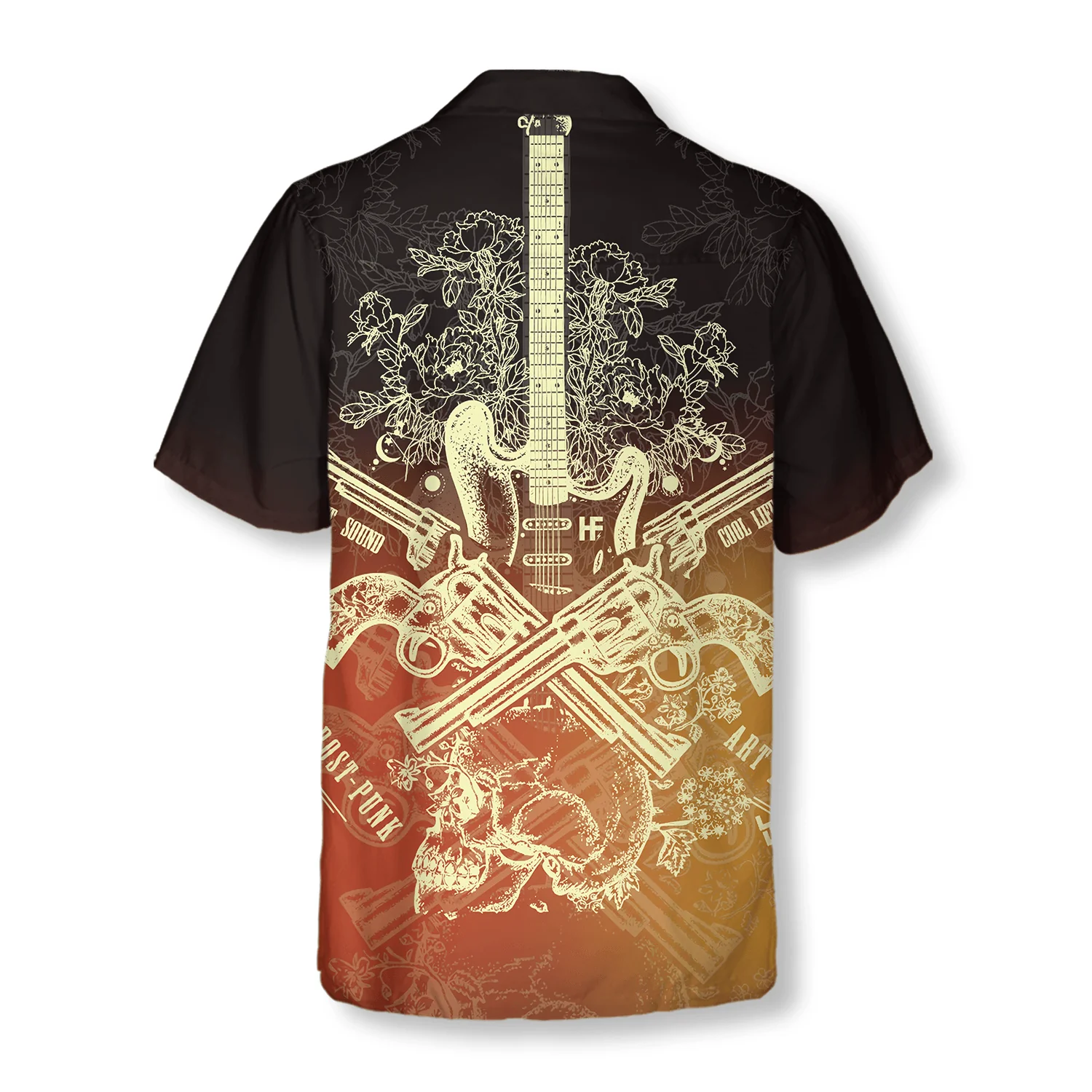 Guitar Rock N Roll Colorful Hawaiian Shirt, Colorful Summer Aloha Shirt For Men Women, Perfect Gift For Husband, Wife, Friend, Family - Image 3