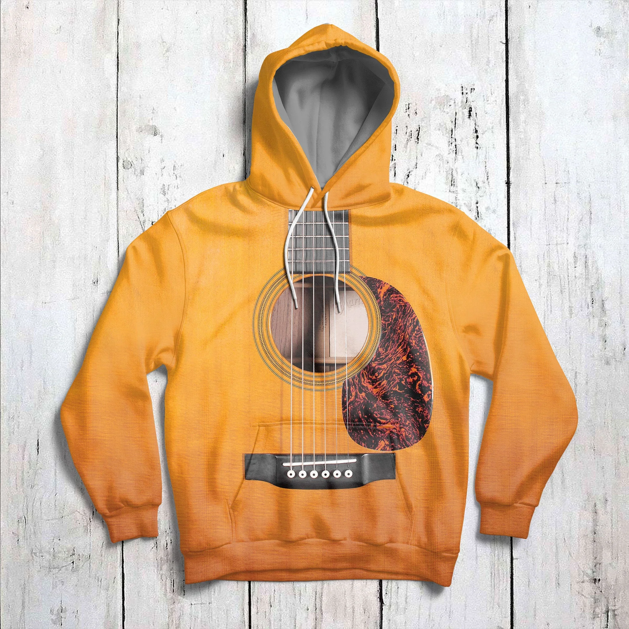 Guitarist Nutrition Facts Pullover Premium Hoodie, Perfect Outfit For Men And Women On Christmas New Year Autumn Winter - Image 2
